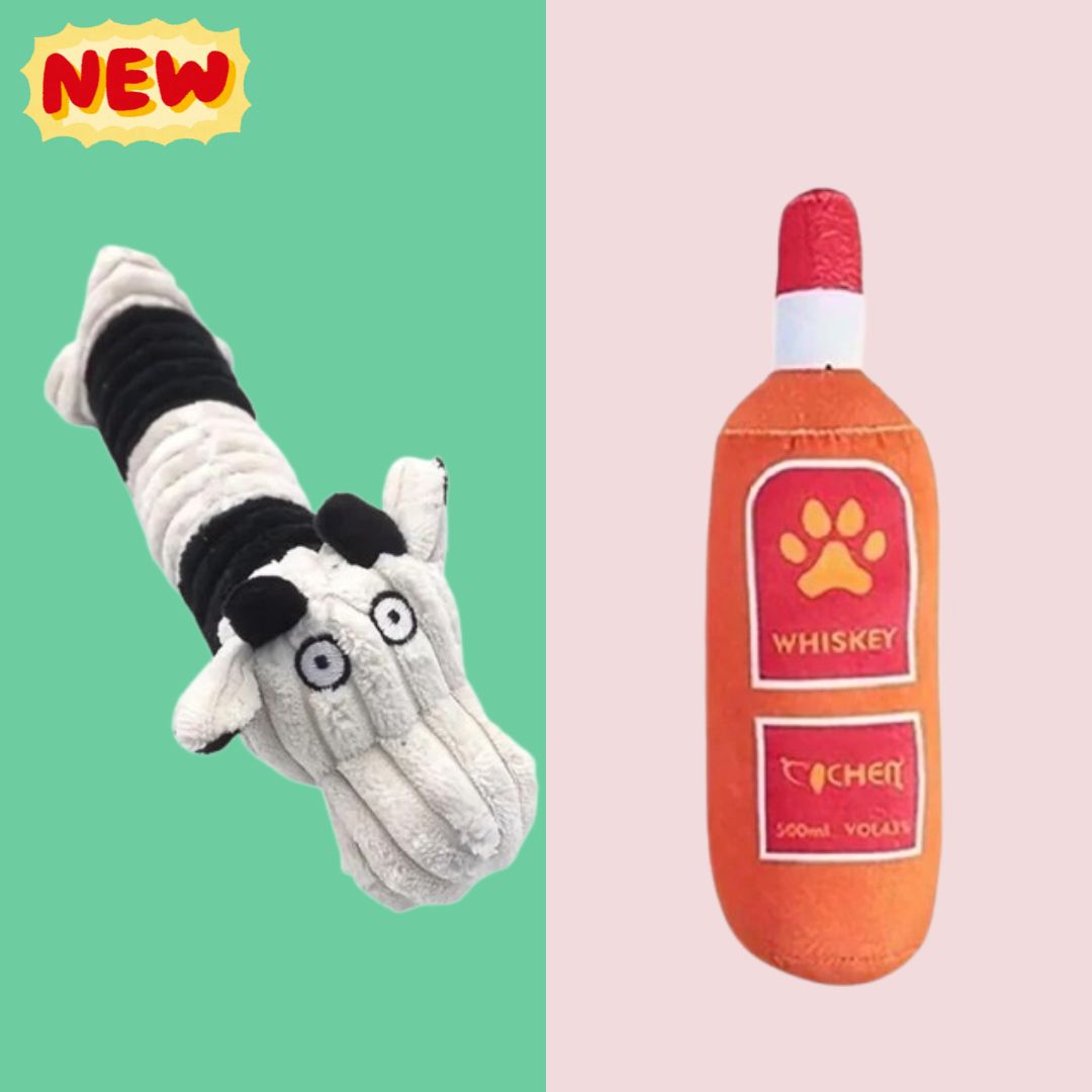 Combo of Squeaky Plush Toy For Dogs