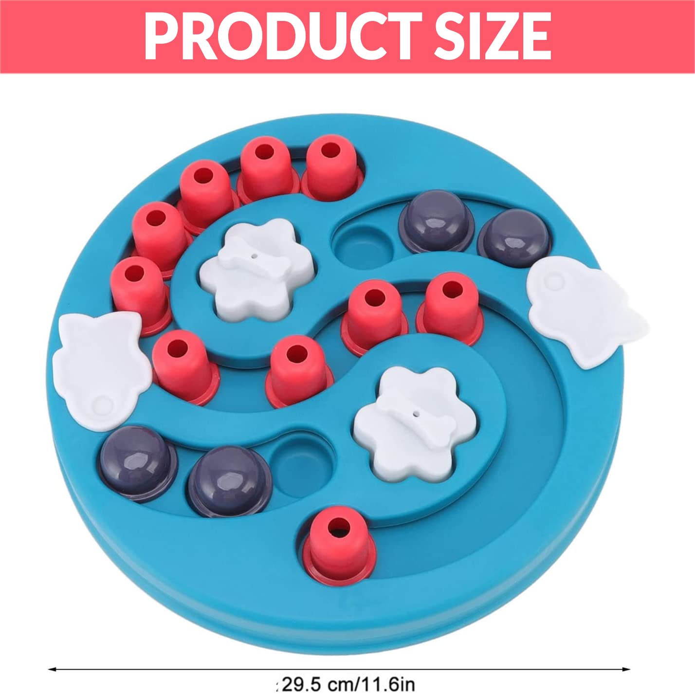 Interactive Slow Feeder Puzzle for Dogs and Cats