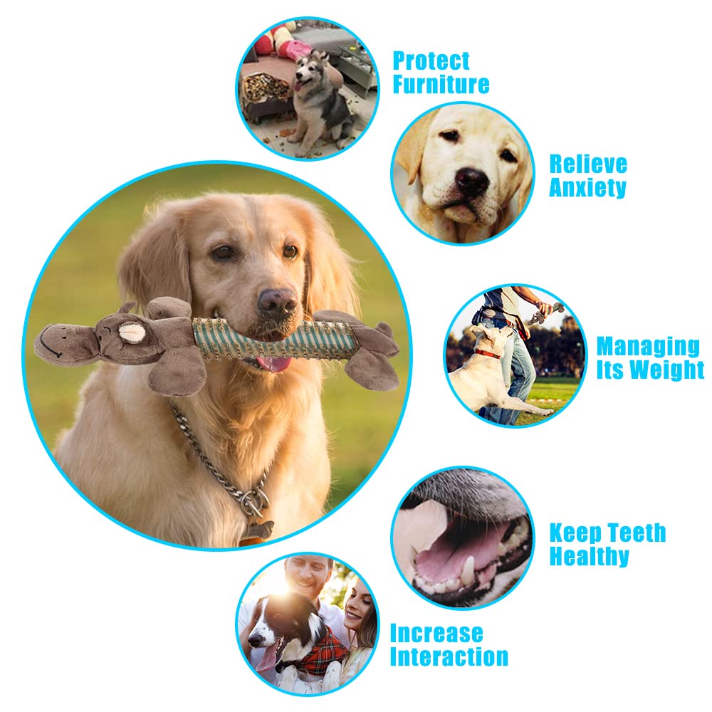 Squeaky hippo Chew Toy for Dogs