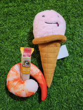 Load image into Gallery viewer, Pawful Swagox- Icecream and Shrimp Toy
