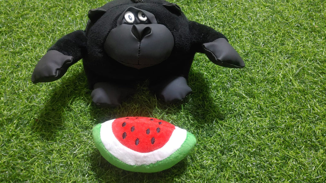 Combo - Squeaky Chimpanzee and watermelon