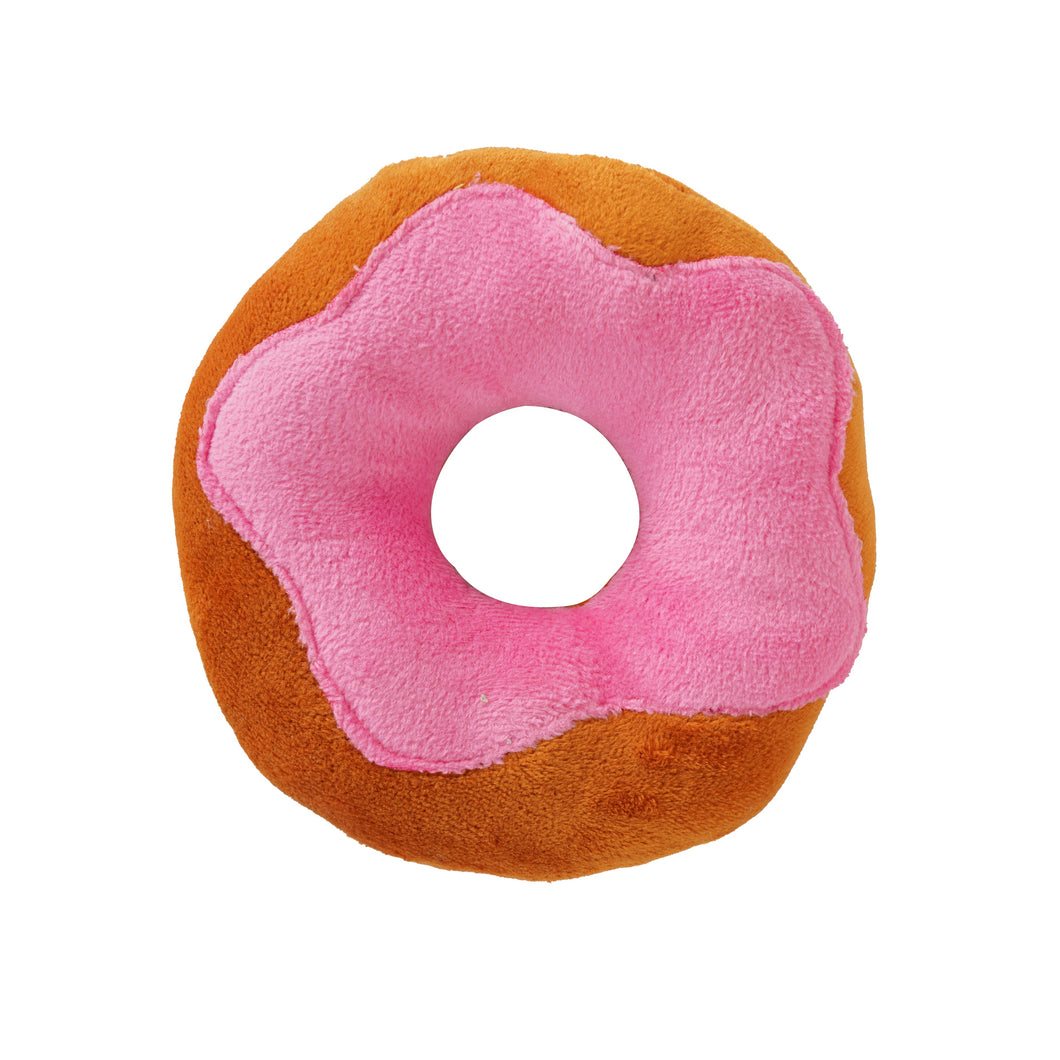 Pawful Squeaky Donut Dog Toy
