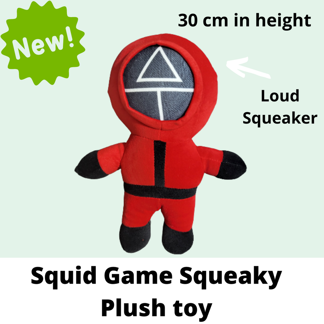 Squid Game Squeaky Plush Toy- 30 cm in ht