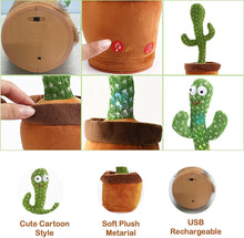 Load image into Gallery viewer, Dancing Cactus Toy for Pets with USB charging
