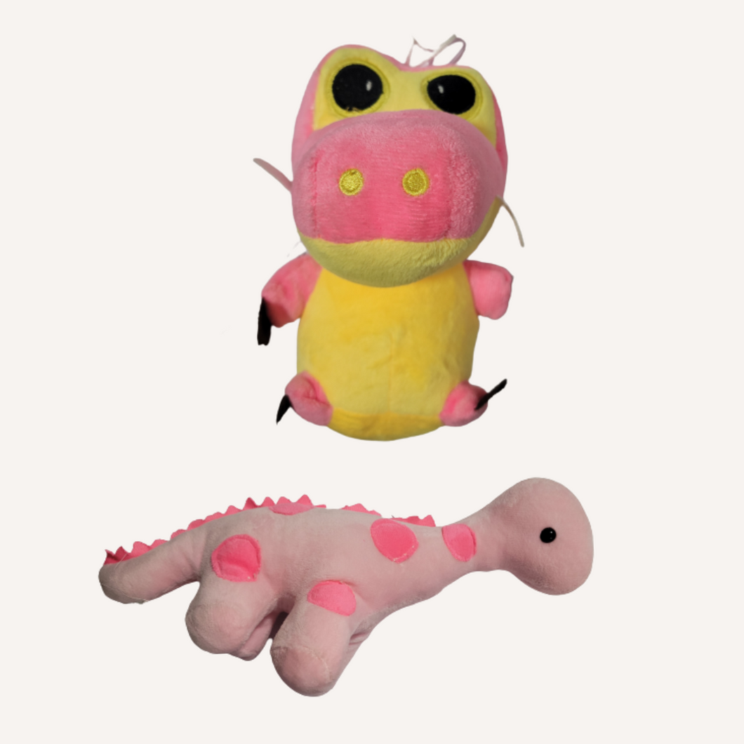 Combo of Toys- Dino and Coco Plush Toy
