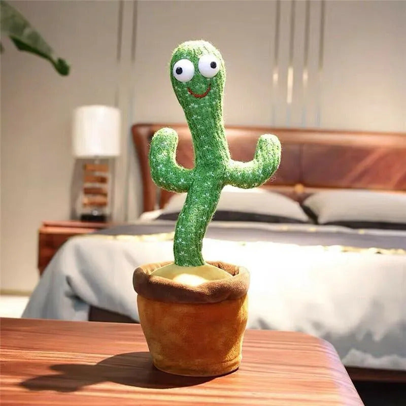 Dancing Cactus Toy for Pets with USB charging